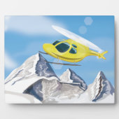 Rettungshubschrauber Fotoplatte (Vorderseite)