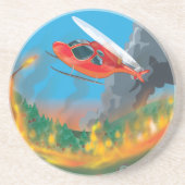 Rettungshubschrauber Getränkeuntersetzer (Vorne)