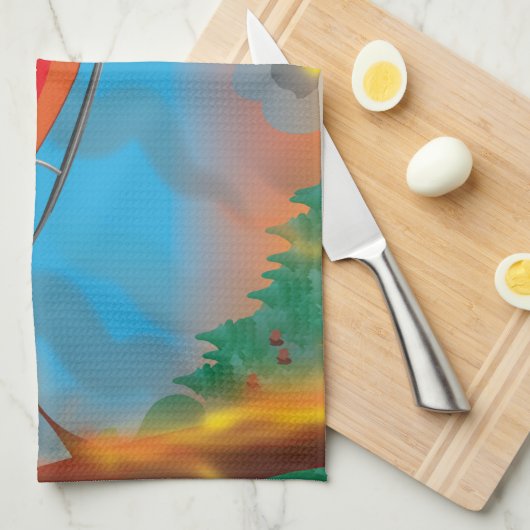 Rettungshubschrauber Handtuch (Viertel Falte)