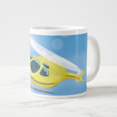 Rettungshubschrauber Jumbo-Tasse (Vorderseite Rechts)