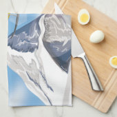 Rettungshubschrauber Küchentuch (Viertel Falte)