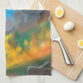 Rettungshubschrauber Küchentuch (Viertel Falte)