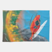 Rettungshubschrauber Küchentuch (Horizontal)