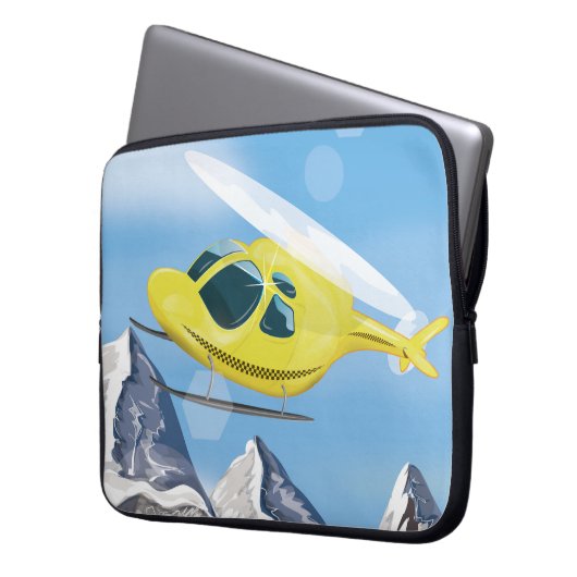 Rettungshubschrauber Laptopschutzhülle (Vorderseite Links)
