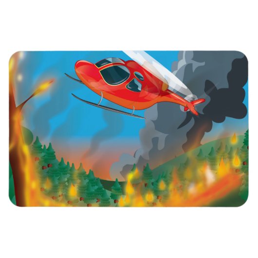 Rettungshubschrauber Magnet (Horizontal)