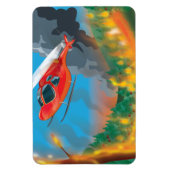Rettungshubschrauber Magnet (Vertikal)