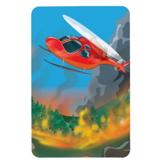 Rettungshubschrauber Magnet (Vertikal)