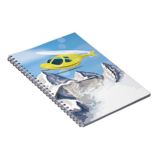 Rettungshubschrauber Notizblock