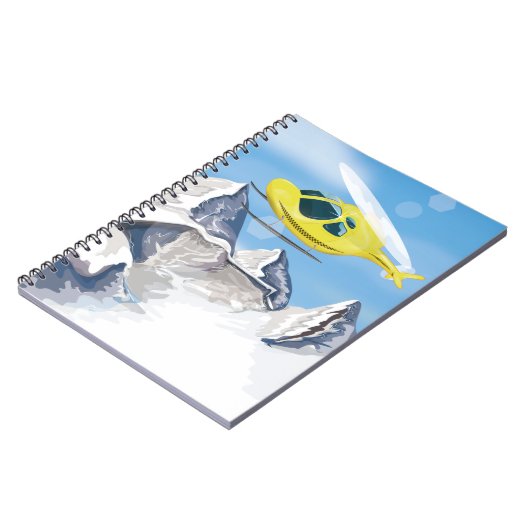 Rettungshubschrauber Notizblock (Linke Seite)