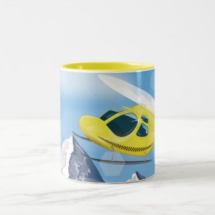 Rettungshubschrauber Zweifarbige Tasse