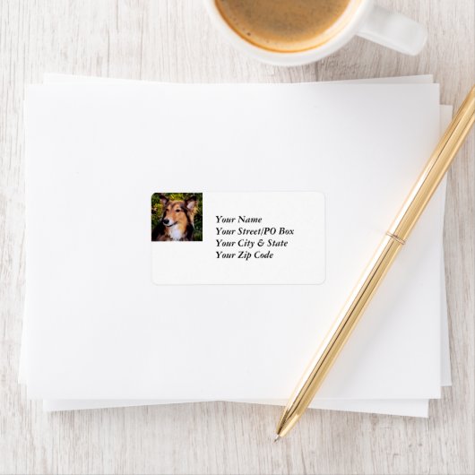 Rettungshund Adressaufkleber (Insitu)