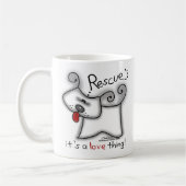 Rettungshund ... Das ist eine Liebe Kaffeetasse (Links)