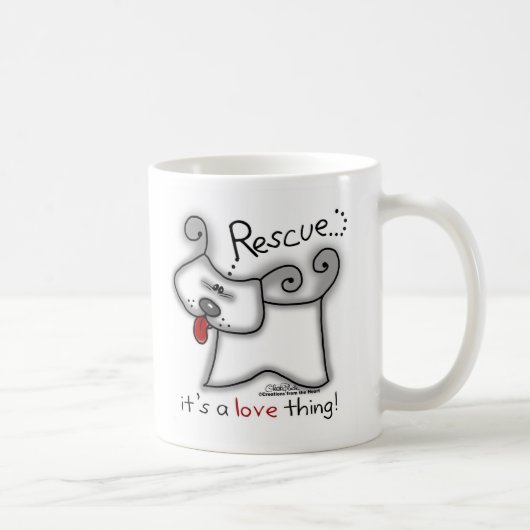 Rettungshund ... Das ist eine Liebe Kaffeetasse (Rechts)