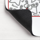 Rettungshund ... Das ist eine Liebe Mousepad (Ecke)