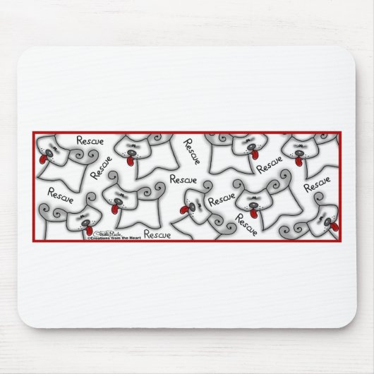 Rettungshund ... Das ist eine Liebe Mousepad (Vorne)