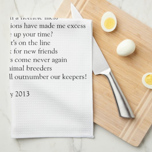 Rettungshund Geschirrtuch (Viertel Falte)