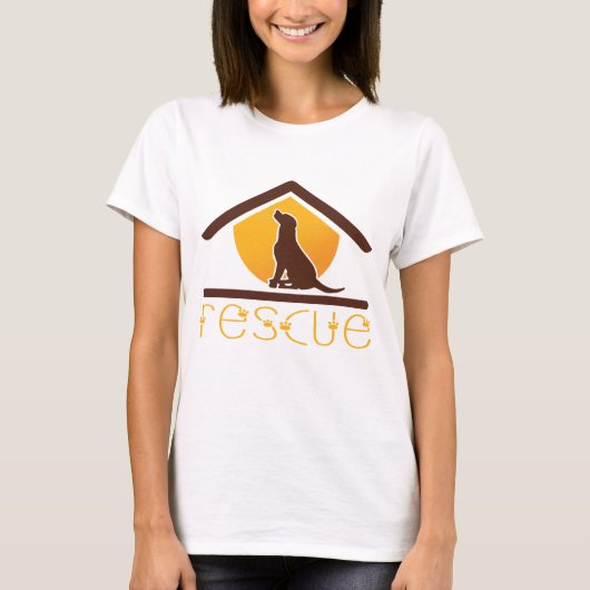 Rettungshund T-Shirt (Vorderseite)