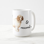 Rettungsklumber Spaniel Kaffeetasse (VorderseiteRechts)
