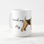 Rettungslakeland Terrier Kaffeetasse (Vorderseite Links)