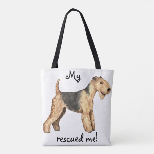 Rettungslakeland Terrier Tasche (Rückseite)
