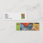 Rettungsleine-Lesezeichen-Geschäfts-Karte 2 Mini Visitenkarte (Vorne/Hinten)