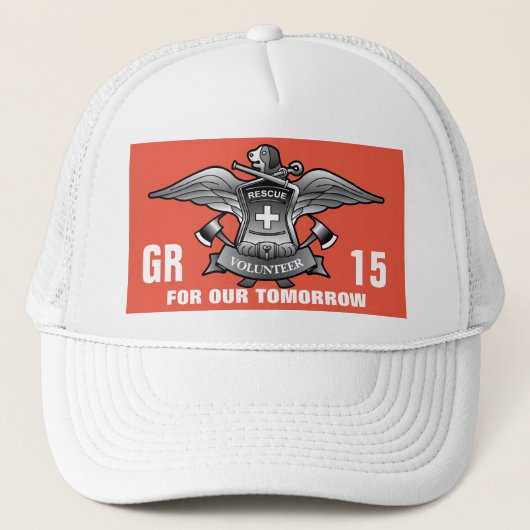 Rettungsmannschaft Truckerkappe (Vorderseite)