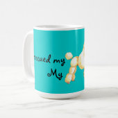Rettungspoodle Kaffeetasse (Vorderseite Links)