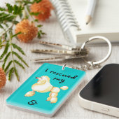 Rettungspoodle Schlüsselanhänger (Vorderseite rechts)