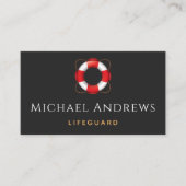 Rettungsring Einfach Minimalistisch Visitenkarte (Vorderseite)