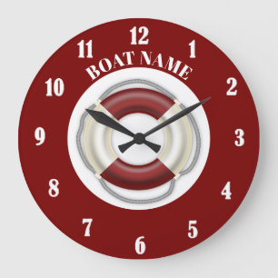 Rettungsring Große Wanduhr