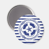 Rettungsring und Seestern Magnet (Vorderseite/Rückseite)