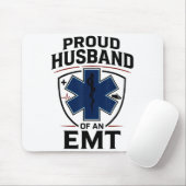 Rettungssanitäter Ehemann Stolz Ehemann eines Rett Mousepad (Mit Mouse)