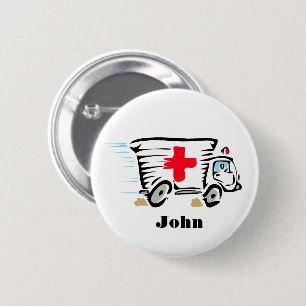 Rettungssanitäter Medizin Button