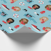 Rettungsschutzpapier Geschenkpapier (Ecke)