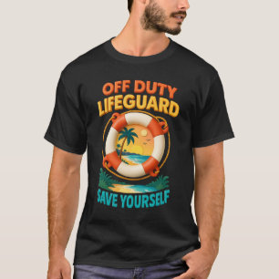 Rettungsschwimmer außer Dienst I_ch bin im Urlaub T-Shirt
