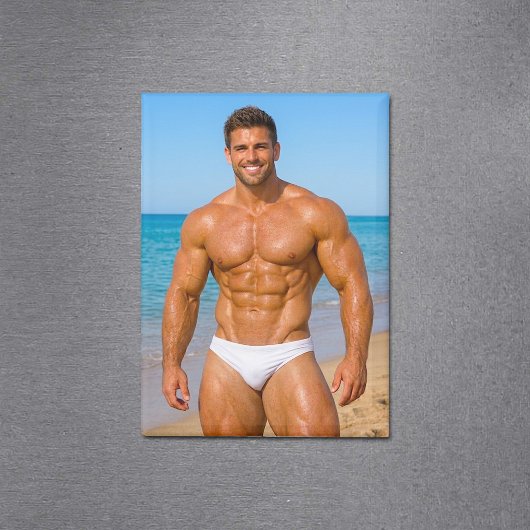 Rettungsschwimmer Bild Nr. 1 Magnet