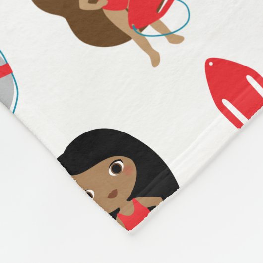 Rettungsschwimmer Fleecedecke (Ecke)