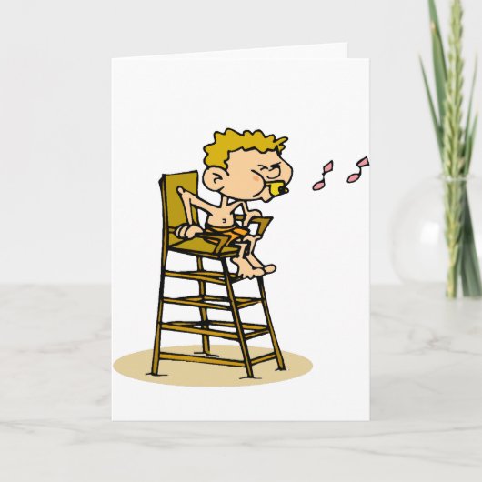 Rettungsschwimmer Karte (Vorderseite)