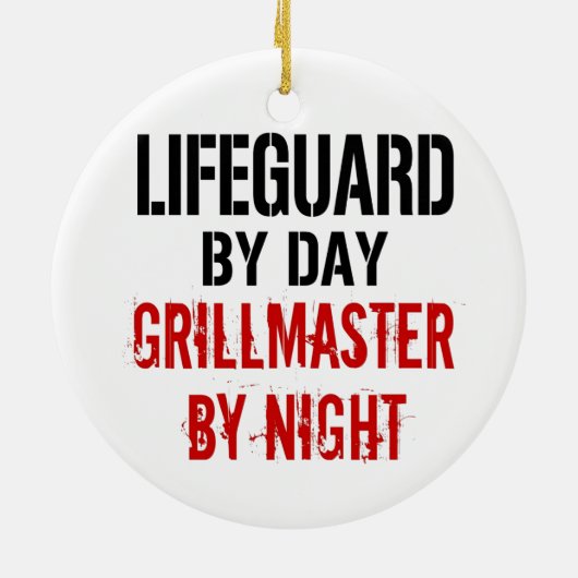 Rettungsschwimmer Keramikornament (Hinten)