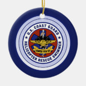 Rettungsschwimmer Keramikornament (Vorne)