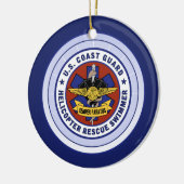 Rettungsschwimmer Keramikornament (Links)