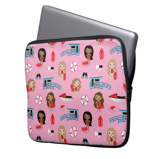 Rettungsschwimmer Laptopschutzhülle (Vorderseite Links)