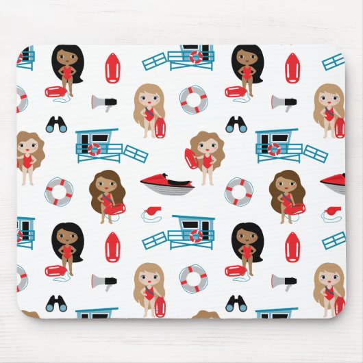 Rettungsschwimmer Mousepad (Vorne)