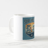 Rettungsschwimmer-Patrouille Surf Est 1950 Kaffeetasse (Vorderseite Links)