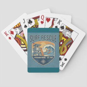 Rettungsschwimmer-Patrouille Surf Est 1950 Spielkarten