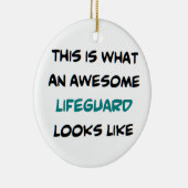 Rettungsschwimmer, phantastisch keramik ornament (Rechts)
