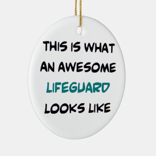 Rettungsschwimmer, phantastisch keramik ornament (Rechts)