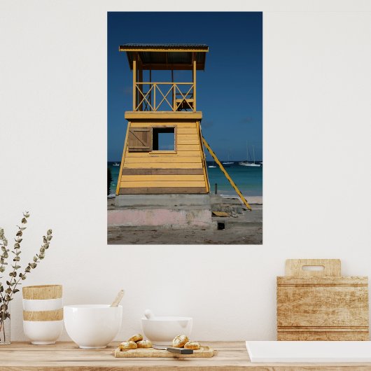 Rettungsschwimmer Poster (Küche)