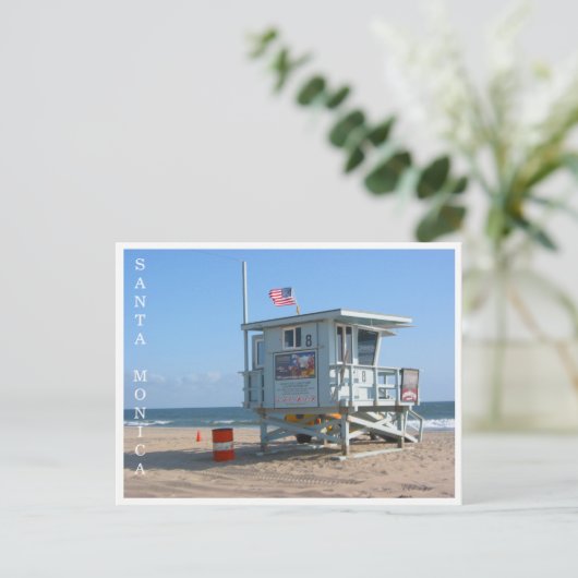 Rettungsschwimmer Postkarte (Stehend Vorderseite)