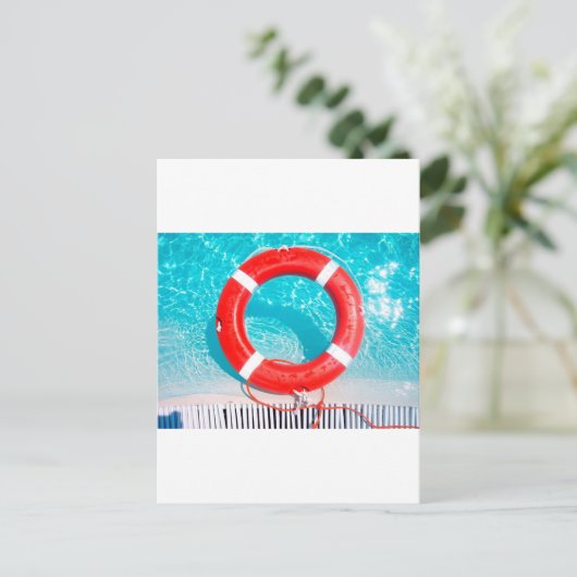 Rettungsschwimmer Postkarte (Stehend Vorderseite)